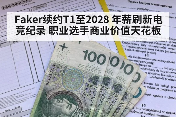 Faker续约T1至2028 年薪刷新电竞纪录 职业选手商业价值天花板