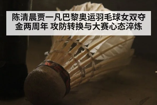 陈清晨贾一凡巴黎奥运羽毛球女双夺金两周年 攻防转换与大赛心态淬炼